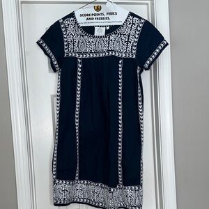 Pomegranate short sleeve dress